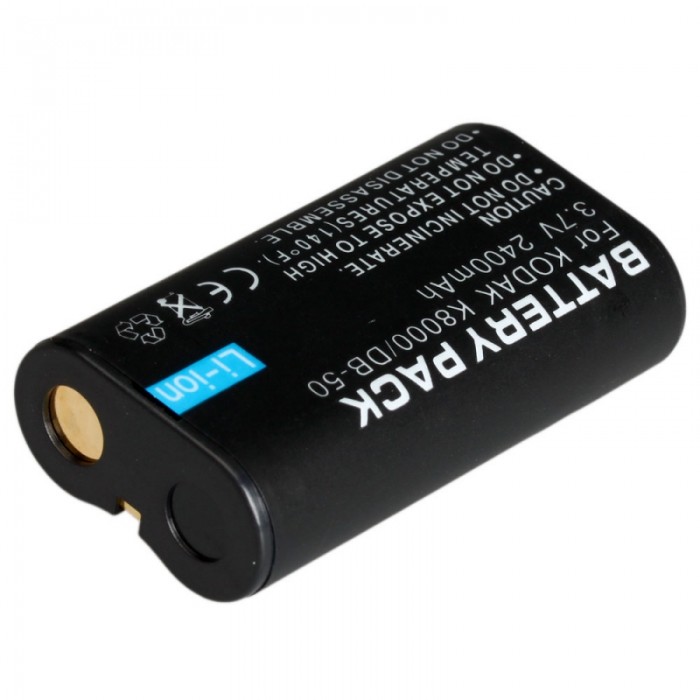 K8000/DB-50 3.7V 2400mAh Battery Pack for Kodak