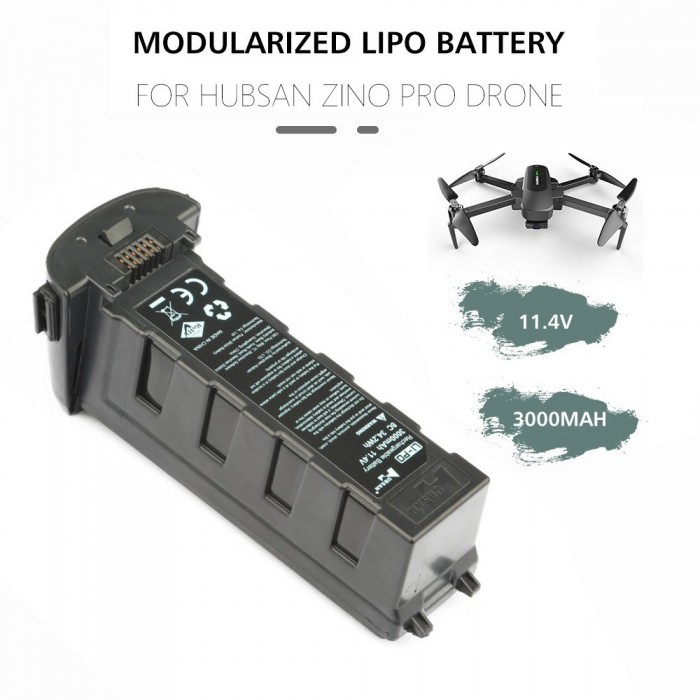 11.4V 3000mAh Spare Intelligent Modularized Lipo Battery for Hubsan Zino Pro GPS Drone